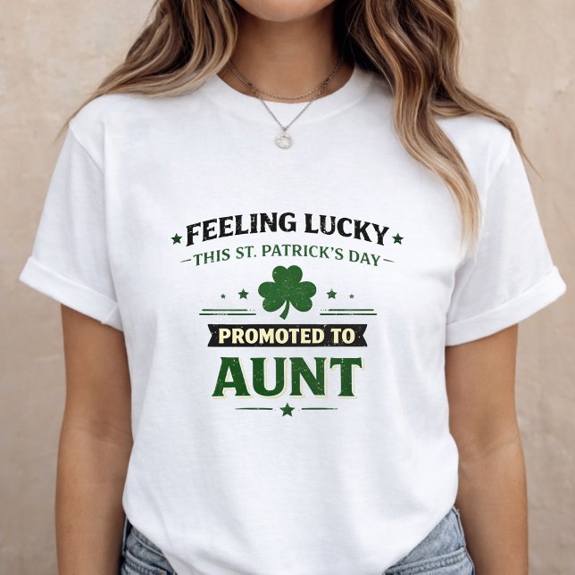 Camiseta St. Patrick’s Day Pregnancy Announcement (Subido por el creador)