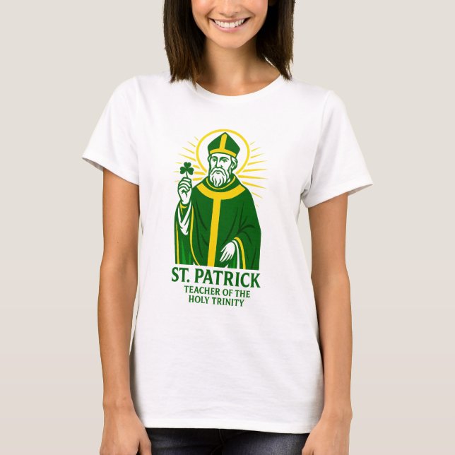 Camiseta St. Patrick Teacher of the Holy Trinity (Anverso)
