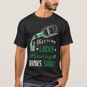 Camiseta St Patricks Bartender Lucky Pouring Bebidas Barten