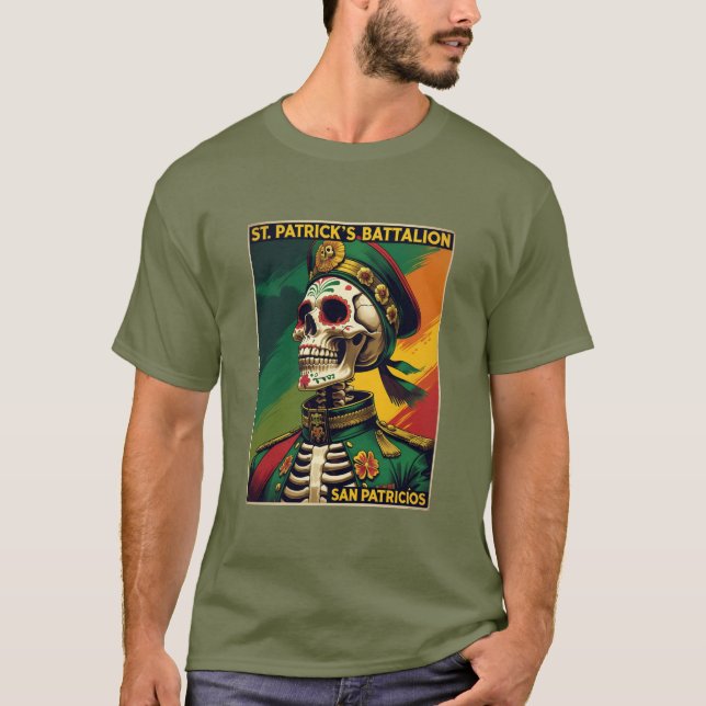 Camiseta St Patricks Battalion San Patricios Irish Mexican (Anverso)