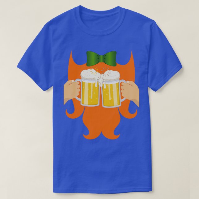 Camiseta St Patricks Beer Lover Equipo Irlandés de Bebidas  (Diseño del anverso)
