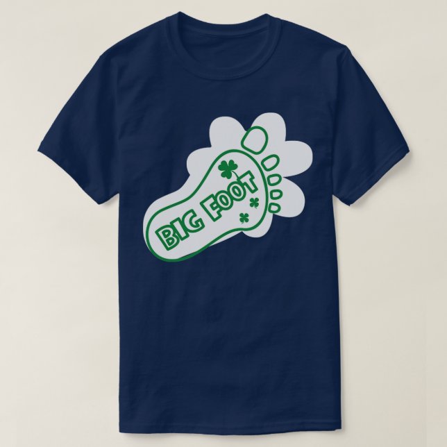 Camiseta St Patricks Bigfoot (Diseño del anverso)