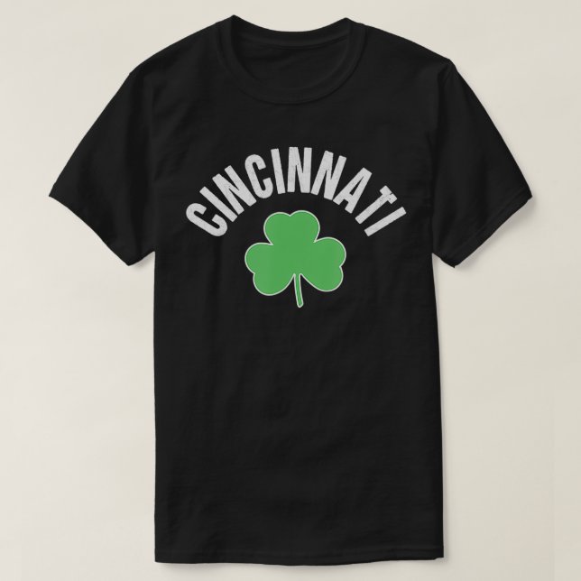 Camiseta St Patricks Cincinnati Green love Irish Saint Patt (Diseño del anverso)