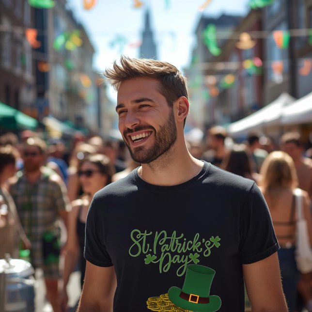 Camiseta St. Patrick's Day Basic Dark Men's T-Shirt (Subido por el creador)