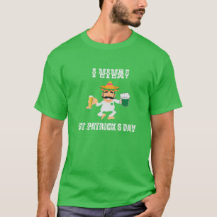 Camiseta St. Patricks Day Beer Beer Leprechaun Mexicano