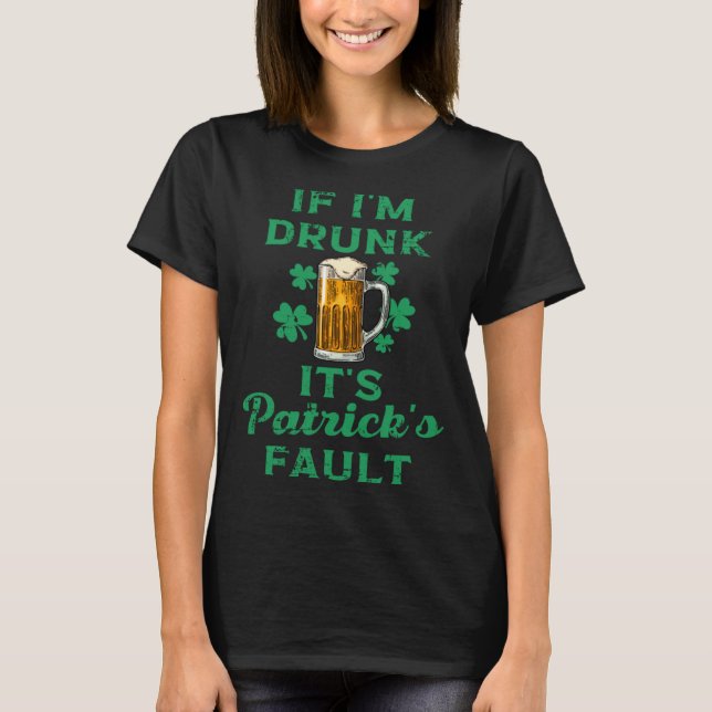 Camiseta St Patricks Day Beer Shamrock Celtic Irish Paddys (Anverso)