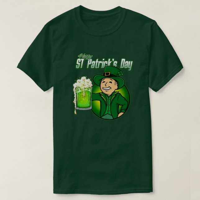 Camiseta St Patrick's Day Beer T-Shirt (Diseño del anverso)
