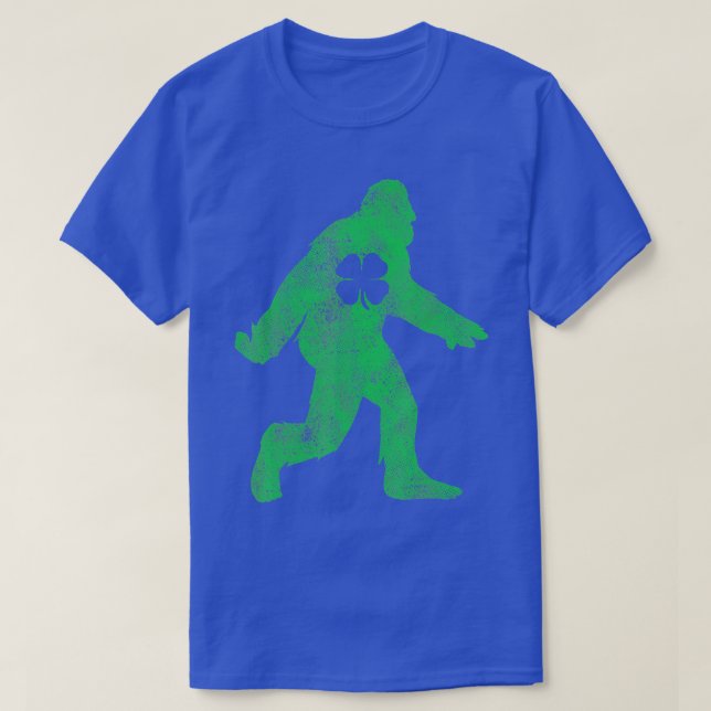 Camiseta St Patricks Day Bigfoot Irish Sasqautch Saint Padd (Diseño del anverso)