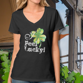 Camiseta St. Patrick's Day Black Shamrock