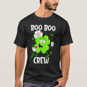 Camiseta St Patricks Day Boo Crew Cute Chamrock Nurs