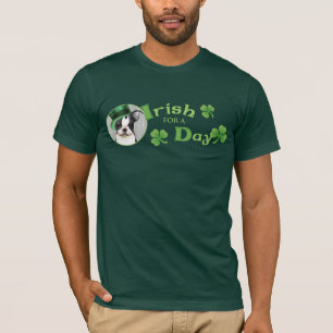 Camiseta St. Patrick's Day Boston Terrier