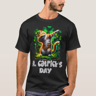 Camiseta St Patricks Day Cat Saint Pattys Kitten