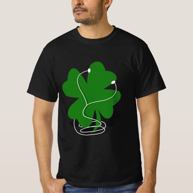 Camiseta St. Patrick's Day Clover - iRish Clover (Anverso)