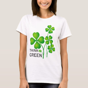 Camiseta St. Patrick's Day Clover + tus ideas