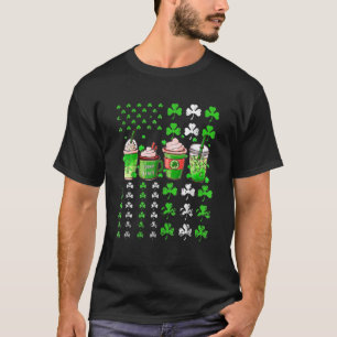 Camiseta St Patrick's Day Coffee Lover Lucky Latte Irish Sh
