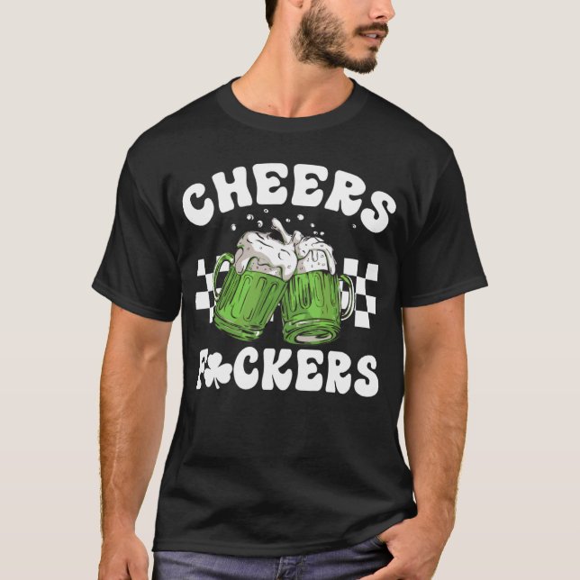 Camiseta St Patricks Day Day Drinking Beer Mugs Men Women (Anverso)