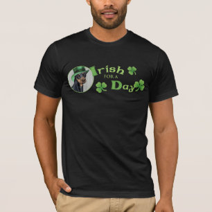 Camiseta St. Patrick's Day Doberman Pinscher