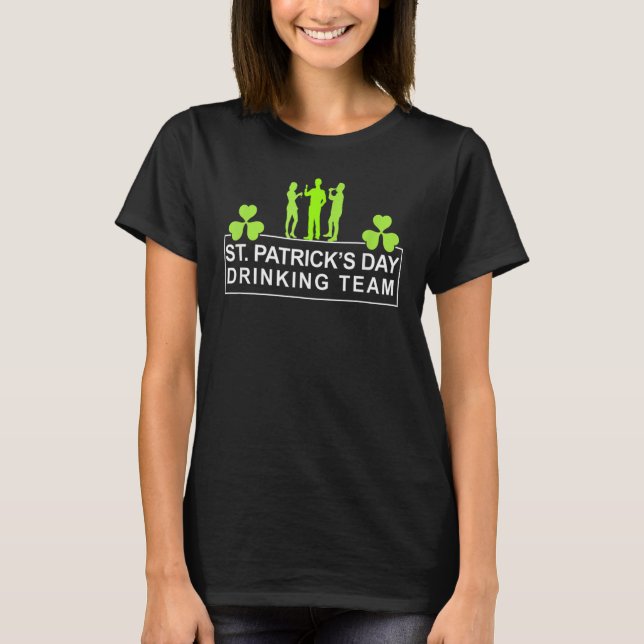 Camiseta St Patrick's Day Drinking Team Patricks Day (Anverso)