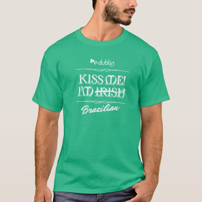 Camiseta St Patrick's Day E-Dublin (Anverso)