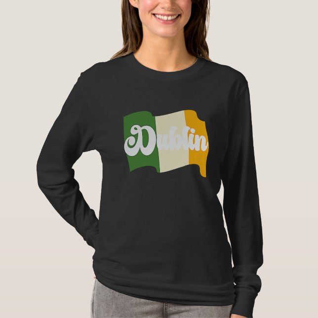 Camiseta St Patrick's Day Fun Beer Drink Party Dublin Irlan (Anverso)