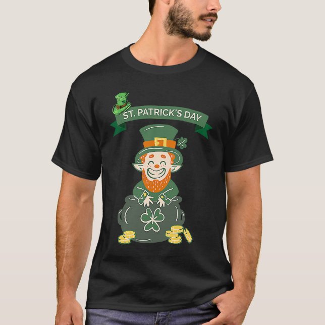 Camiseta St Patrick's Day Fun Beer Drink Party Dublin Irlan (Anverso)