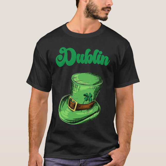 Camiseta St Patrick's Day Fun Beer Drink Party Dublin Irlan (Anverso)