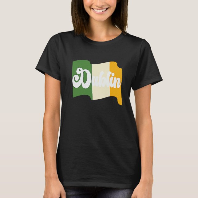 Camiseta St Patrick's Day Fun Beer Drink Party Dublin Irlan (Anverso)