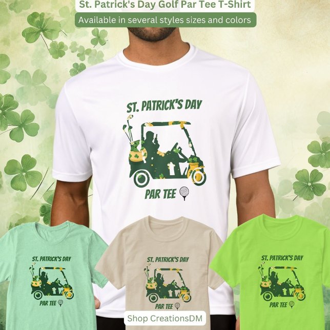 Camiseta St. Patrick's Day Golf Par Tee T-Shirt (Subido por el creador)