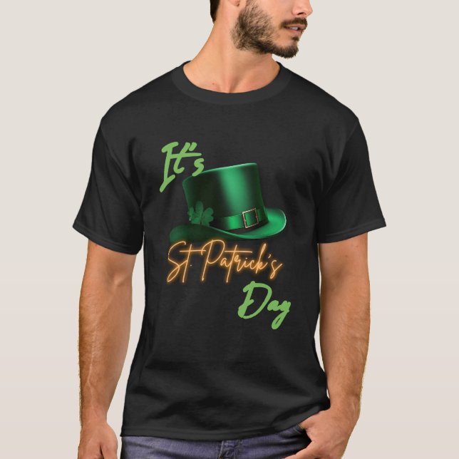 Camiseta St. Patricks Day Gorra Shirt (Anverso)