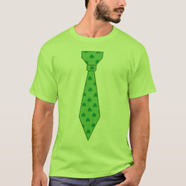 Camiseta St. Patrick's Day Green Tie T-Shirt