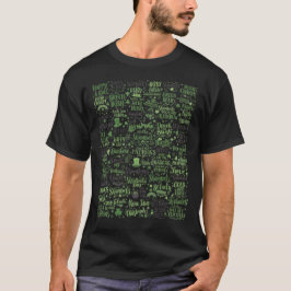 Camiseta St. Patrick's Day" Green Word Cloud unisex t-Shirt
