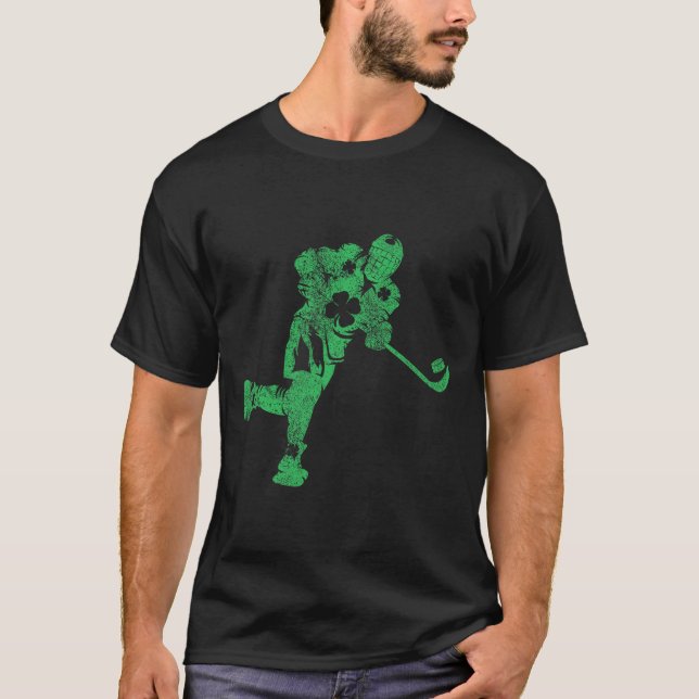 Camiseta St Patrick's Day Hockey Irish Boys Saint Paddy's S (Anverso)