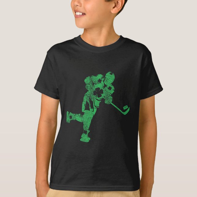 Camiseta St Patrick's Day Hockey Irish Boys Saint Paddy's S (Anverso)