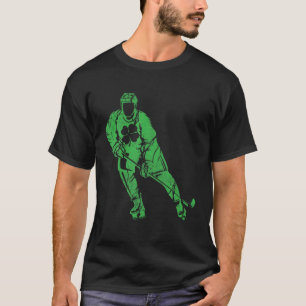 Camiseta St Patricks Day Ice Hockey For Boys, Irish Men Boy