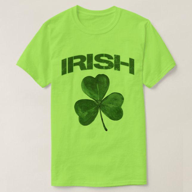 Camiseta St. Patrick's Day Irish Shamrock T-Shirt (Diseño del anverso)