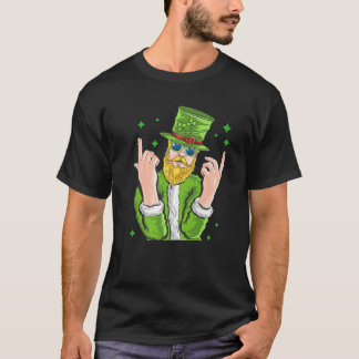 Camiseta St Patrick's Day Leprechaun Magical Irish Clover S