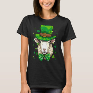 Camiseta St Patrick's Day Leprechaun Sheep Lamb Shamrock Ir