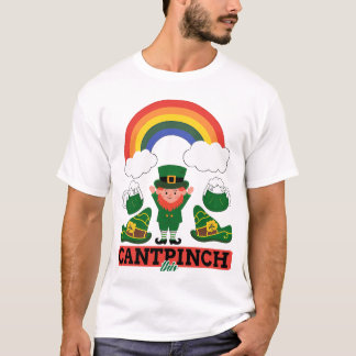 Camiseta St. Patrick's Day Leprechaun y Rainbow T-Shirt D