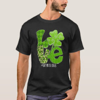 St. Patricks Day Love Skydiving Plaid Leopard Sham