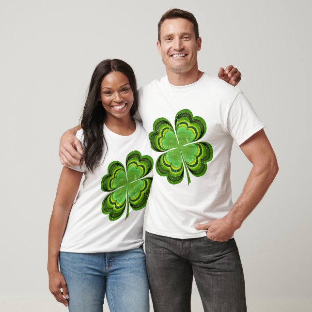 Camiseta St Patricks Day Lucky Clover (Unisexo)