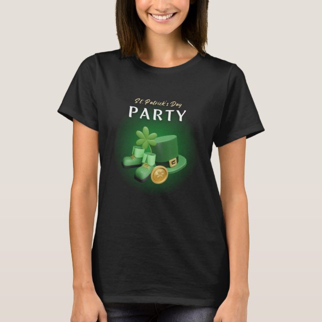 Camiseta St. Patricks Day Lucky Irish - Funny Lucky Irish (Anverso)