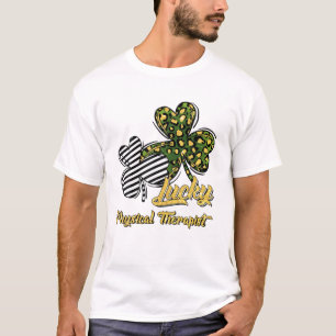 Camiseta St Patrick's Day Lucky Physical Therapist Clover S