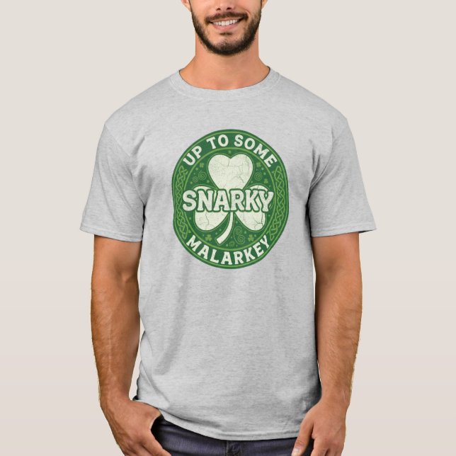 Camiseta St. Patrick's Day Malarkey T-Shirt (Anverso)