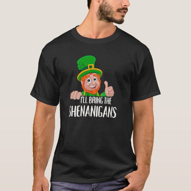 Camiseta St Patricks Day Matching Group I'll Bring The Shen (Anverso)