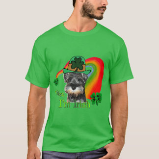 Camiseta St. Patricks Day Mini Schnauzer