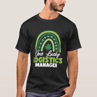 Camiseta St Patricks Day One Lucky Logistics Manager
