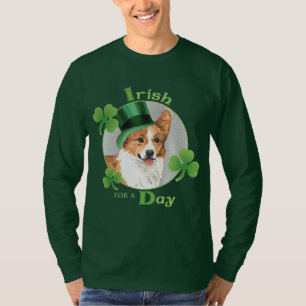 Camiseta St. Patrick's Day Pembroke Welsh Corgi