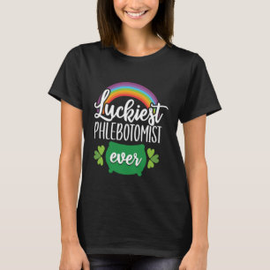 Camiseta St Patricks Day Phlebotomist Phlebotomy Technical