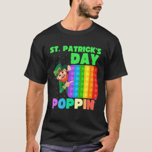 Camiseta St. Patricks Day Pop It Fidget Toy Leprechaun Boys