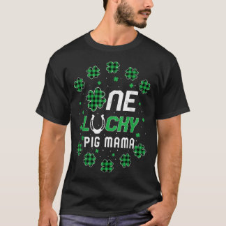 Camiseta St Patricks Day PreK Kinder One Lucky Pig Mama